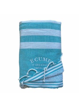 Original embroidered terry towel - Écume d'Arcachon