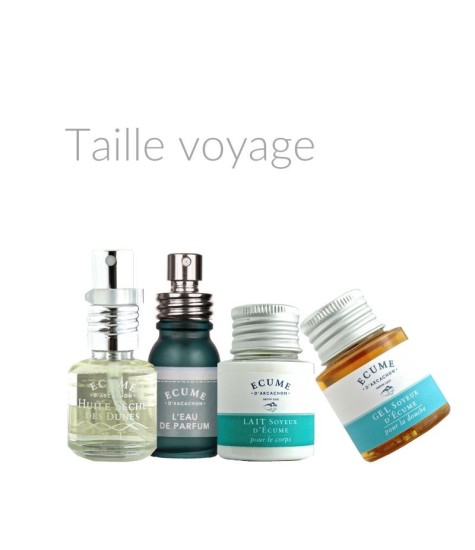 Coffret mini parfum et soin. taille voyage Écume d'Arcachon