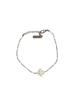 Bracelet chaine trèfle | Écume d'Arcachon