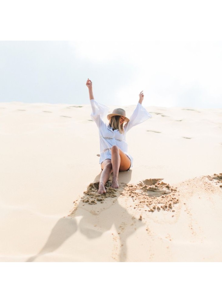 Parfum des dunes de sable chaud du sud-ouest de la France