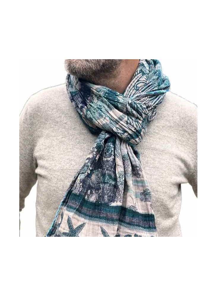 Écharpe collection unique | Écume d'Arcachon