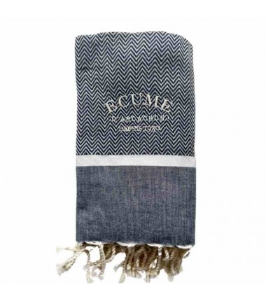 Fouta de bain pour la collection intemporelle Écume d'Arcachon