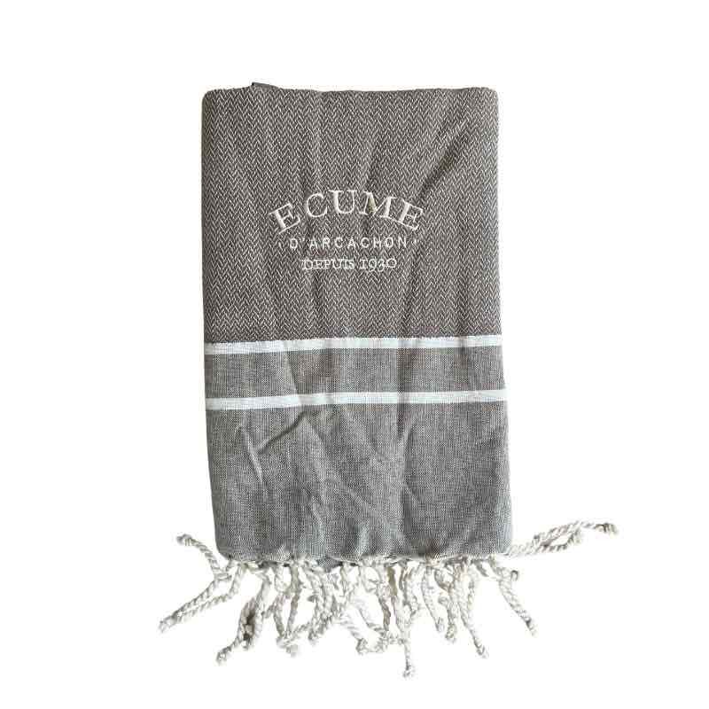 fouta couleur taupe