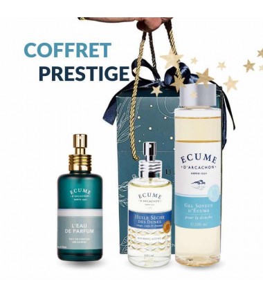 Coffret prestige du parfum Écume d'Arcachon.