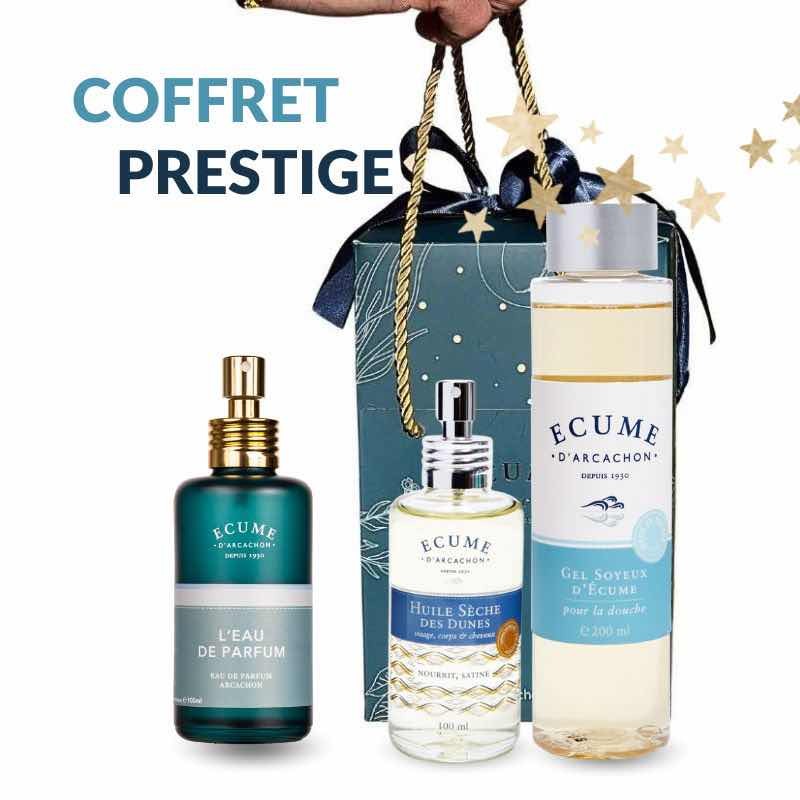 Coffret prestige du parfum Écume d'Arcachon.