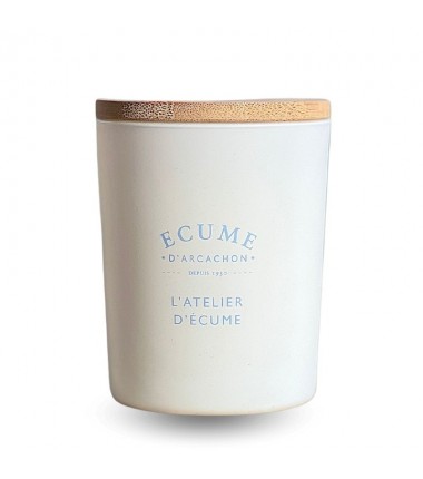 Bougie l'atelier d'ÉCUME. nouvelle fragrance 2025