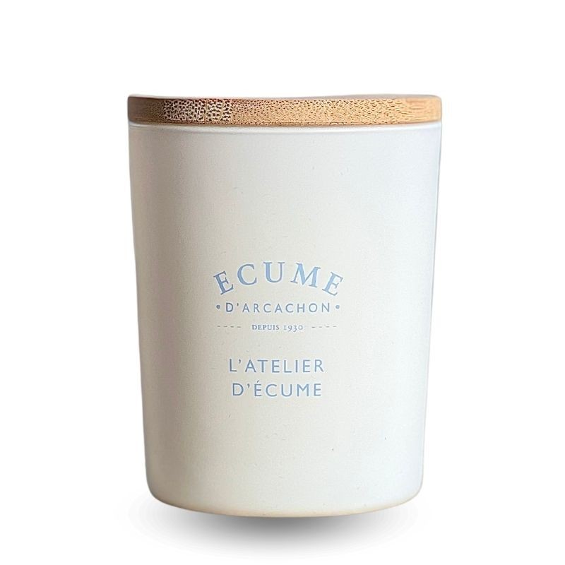 Bougie l'atelier d'ÉCUME. nouvelle fragrance 2025