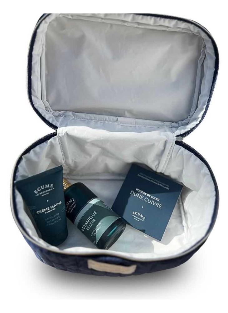 VANITY Bleu velours côtelé