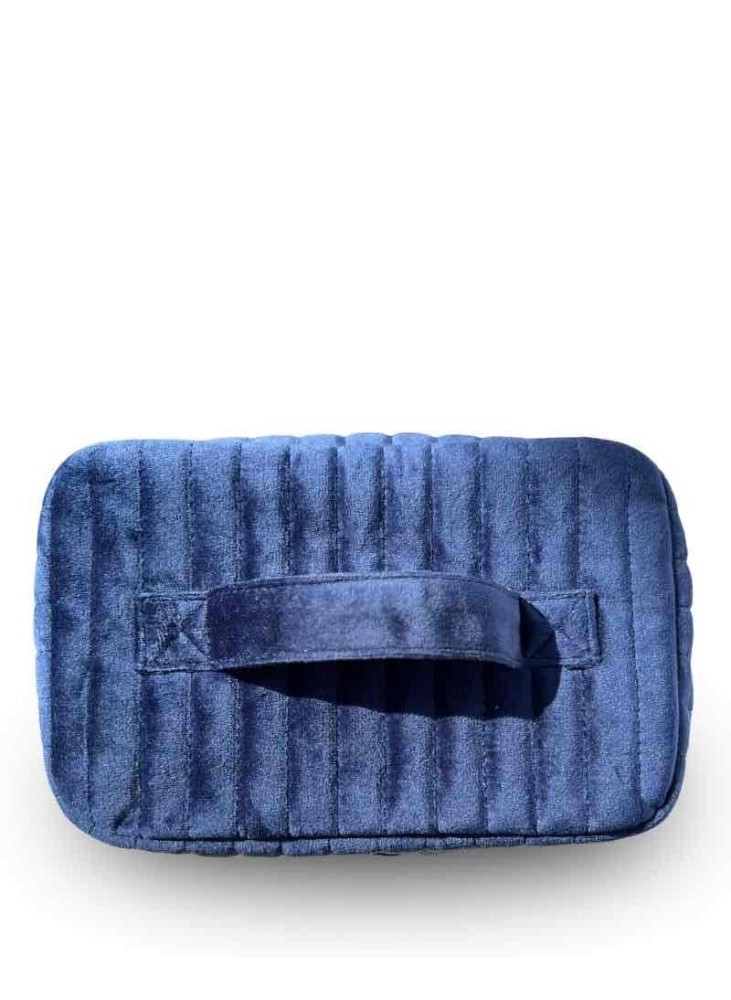 VANITY Bleu velours côtelé