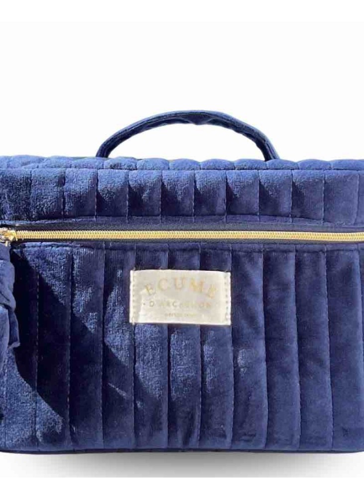 VANITY Bleu velours côtelé