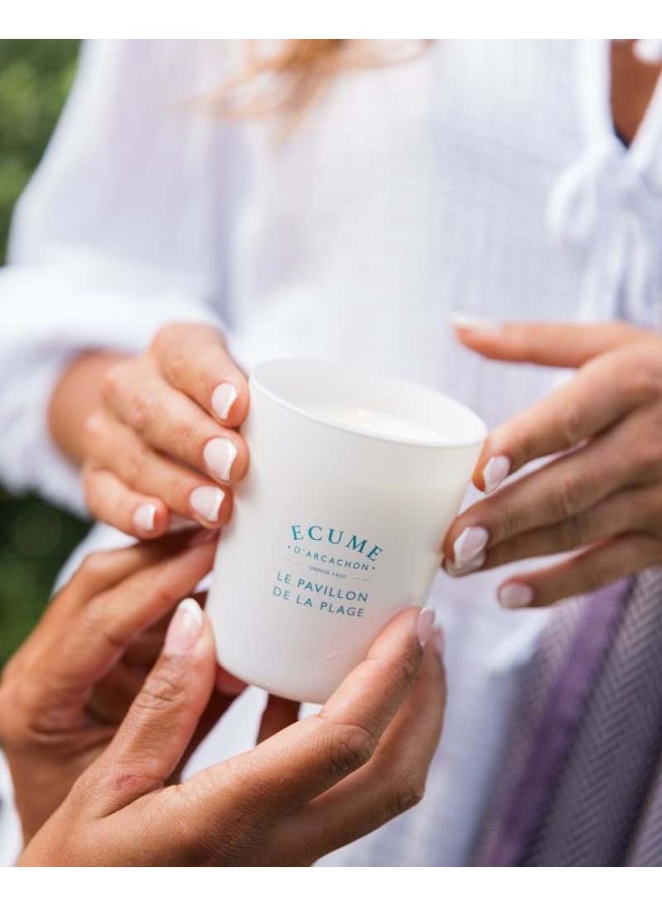 jolie bougie à offrir parfum de figue du parfumeur Ecume d'Arcachon.