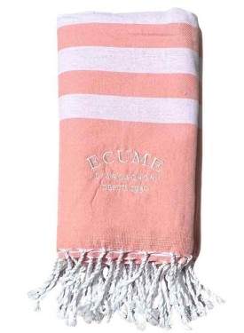 Serviette éponge originale brodée - Écume d'Arcachon