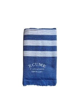 Original embroidered terry towel - Écume d'Arcachon