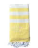 fouta éponge nouveau coloris jaune pep's