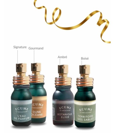 4 parfums de famille olfactive différente. Faites votre choix!