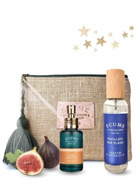 Precious Perfume Duo Gift Set with Elegant Pouch | Écume d’Arcachon