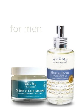 Pack soins pour hommes. peaux sensibles