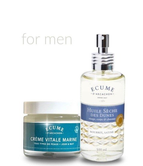 Pack soins pour hommes. peaux sensibles