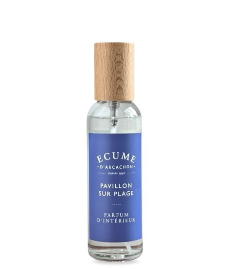Nouveau parfum d'ambiance pour la maison. Écume d'Arcachon- Collection pavillon de la plage.