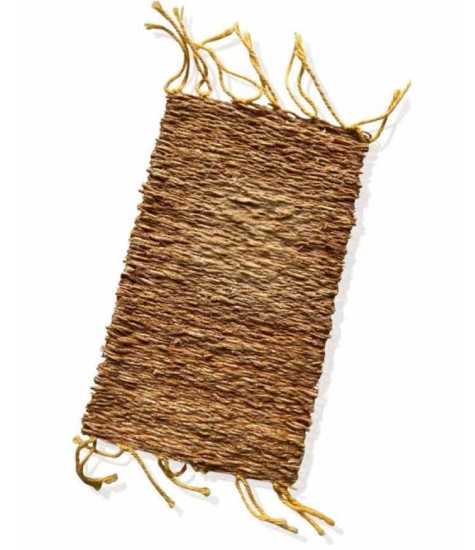 Porte savon tressé en racine de vétiver.