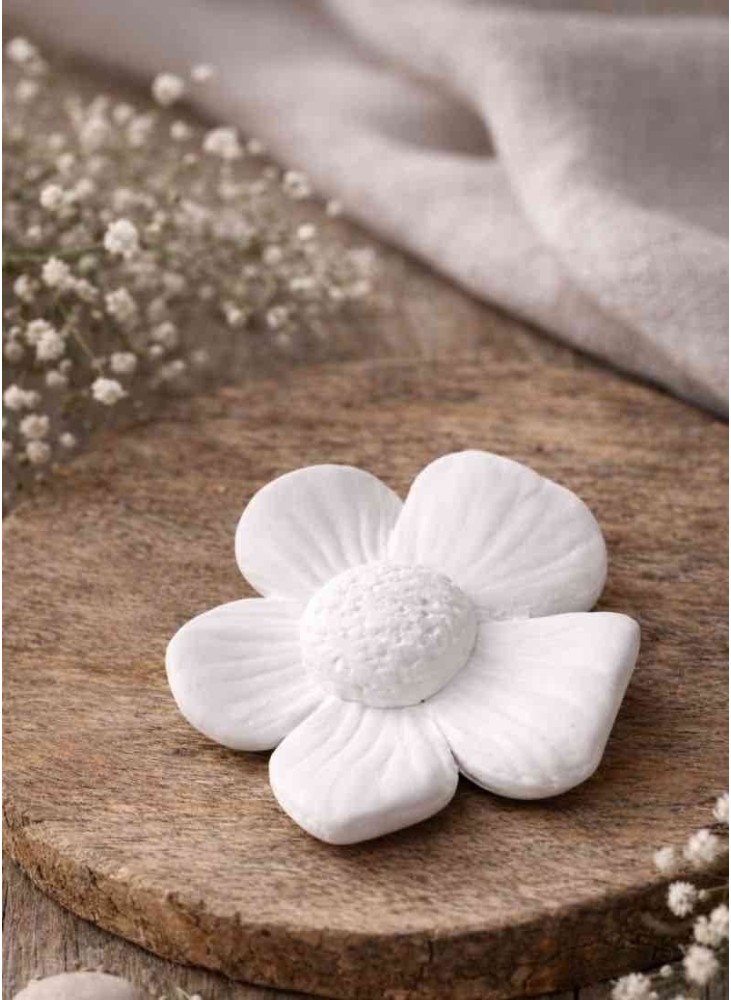 Ceramic Scented Flower Decoration | Écume d’Arcachon