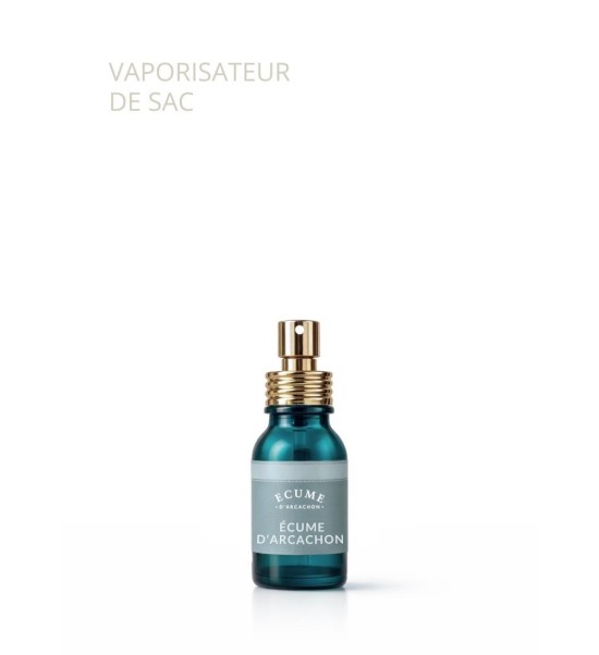 Parfum frais et marin en vaporisateur de sac. Écume d'Arcachon