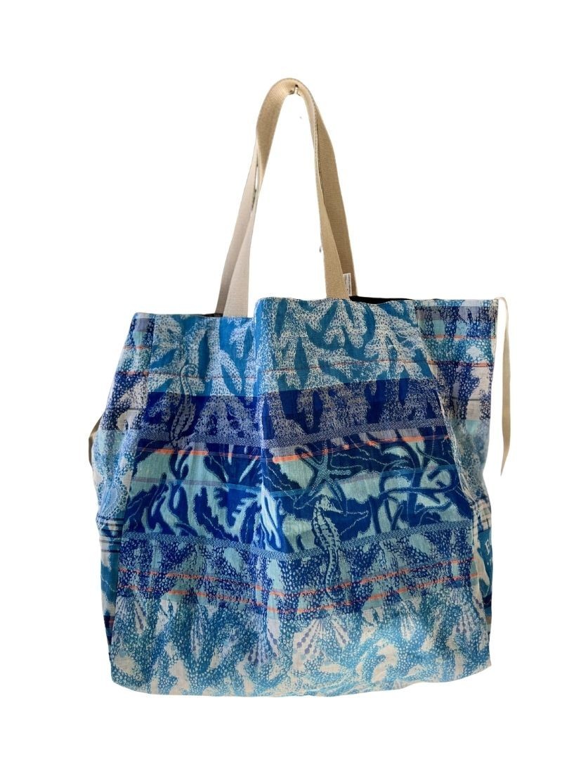 Reversible Seahorse Tote Bag – Écume d’Arcachon x Létol