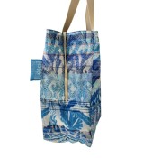 Exemple de côté de la collection de sac ephémère. Collection bleue