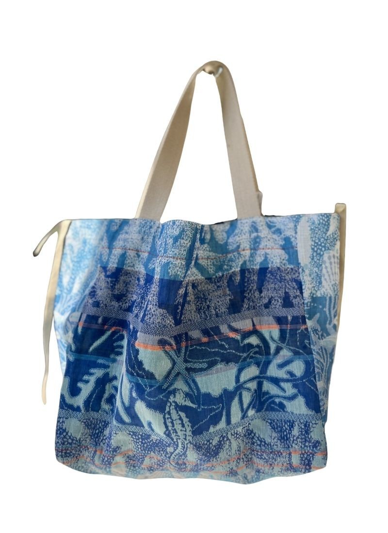Reversible Seahorse Tote Bag – Écume d’Arcachon x Létol
