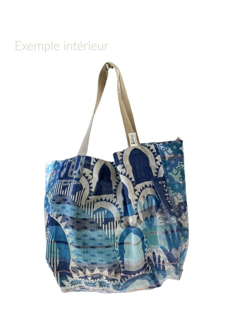 Reversible Seahorse Tote Bag – Écume d’Arcachon x Létol