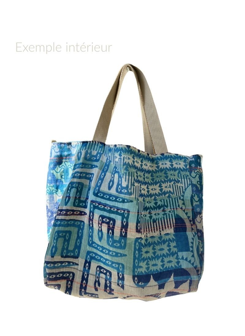 Reversible Seahorse Tote Bag – Écume d’Arcachon x Létol