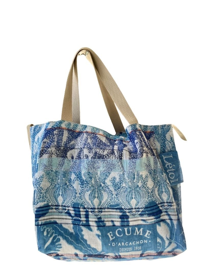 sac bord de mer en tissu résistant. Collection éphémère.