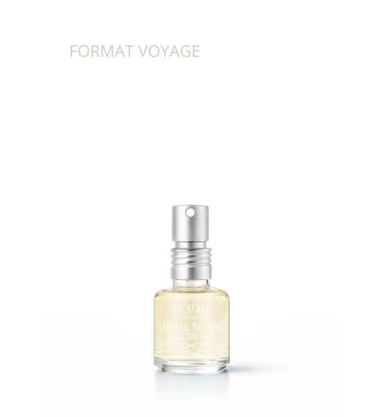 Mini huile de soin pour le corps le viage et les cheveux. Produits naturel français. Écume d'Arcachon.