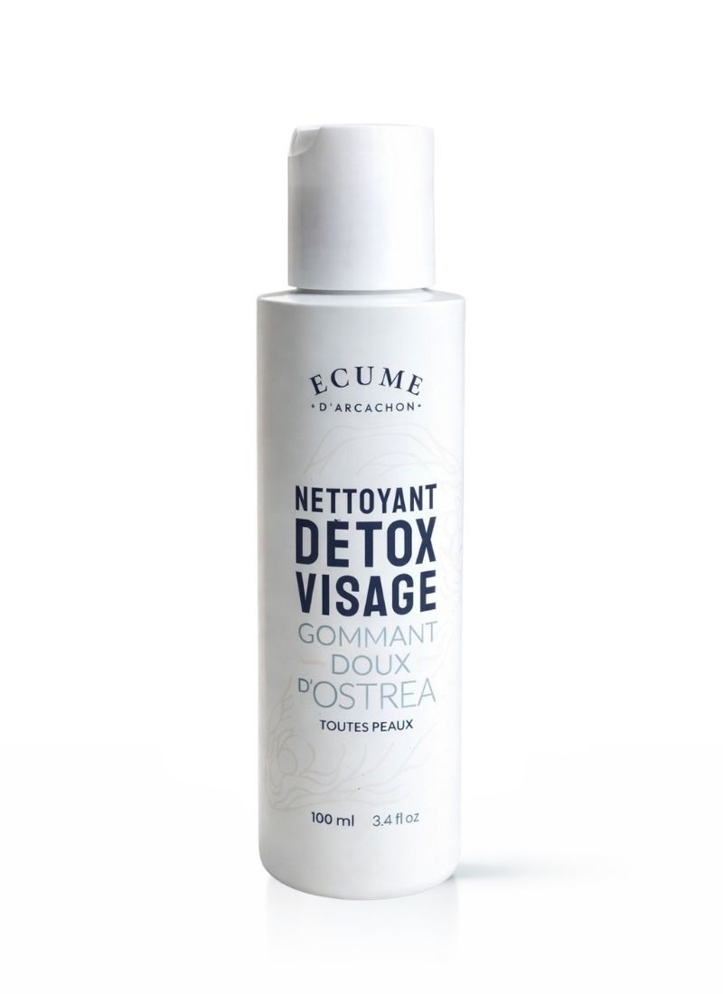 Nettoyant détox visage quotidien. Pour un teint lumineux. Écume d'Arcachon.