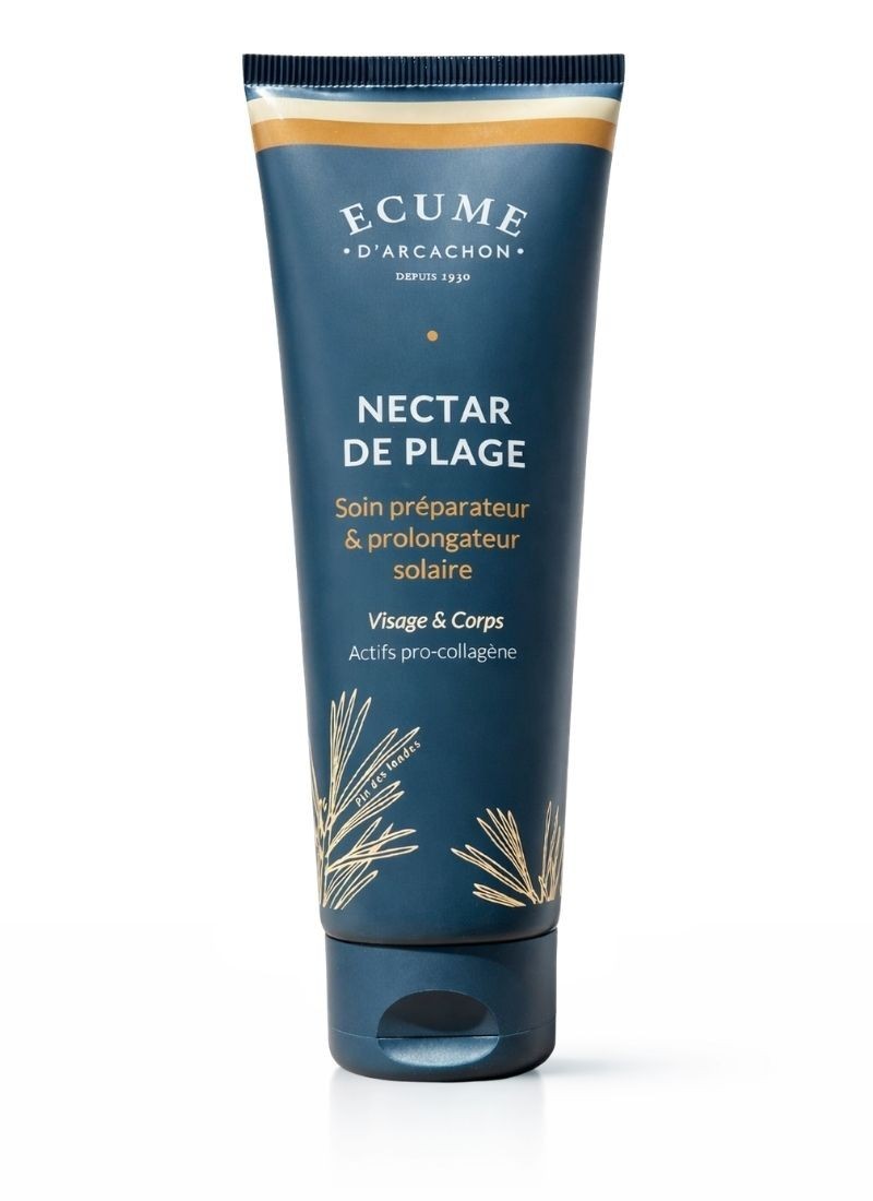 Soin activateur de bronzage naturel. Écume d'Arcachon