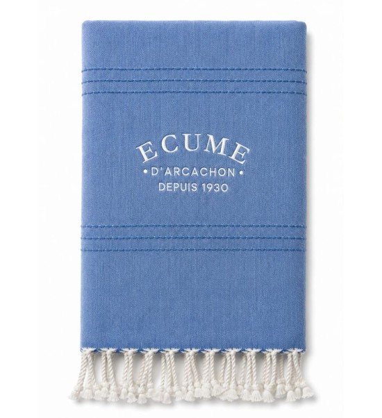 fouta couleur bleu jean
