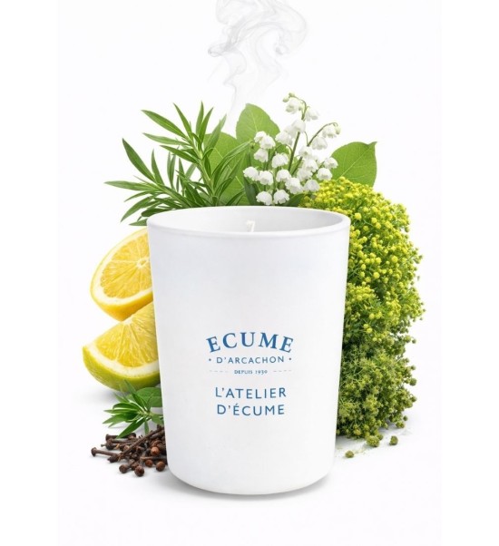 Ambiance parfumée au bord de la mer. Gamme maison Atelier d'Écume.