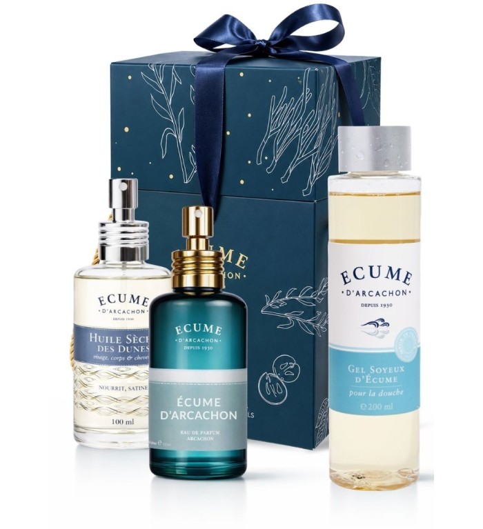 Coffret prestige du parfum Écume d'Arcachon.