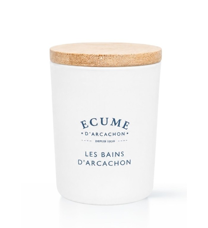 Bougie les bains d'Arcachon. Bougie parfumée.