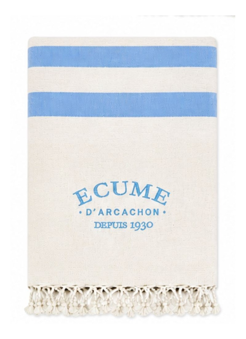 Original embroidered terry towel - Écume d'Arcachon
