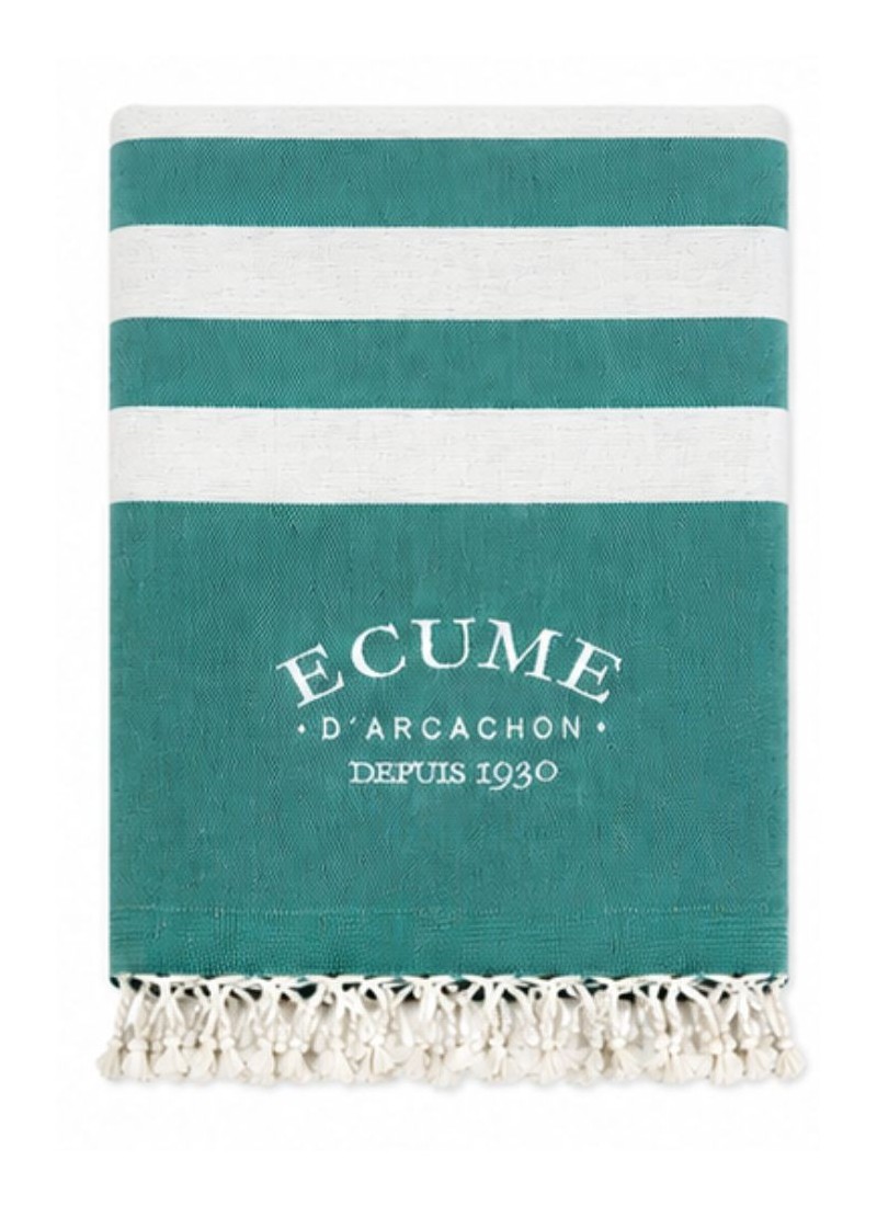 Original embroidered terry towel - Écume d'Arcachon