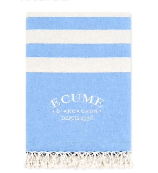 Original embroidered terry towel - Écume d'Arcachon
