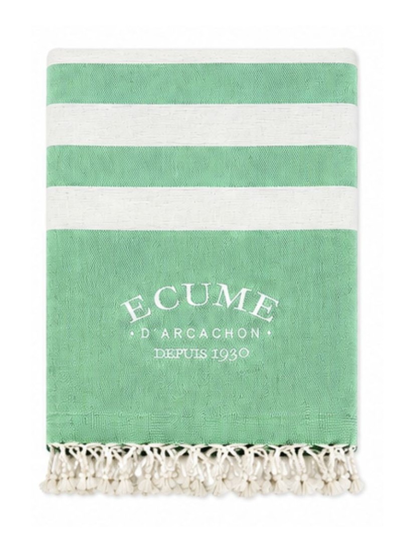 Original embroidered terry towel - Écume d'Arcachon