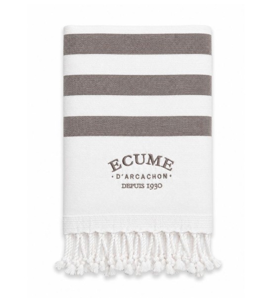 Original embroidered terry towel - Écume d'Arcachon