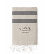 Original embroidered terry towel - Écume d'Arcachon