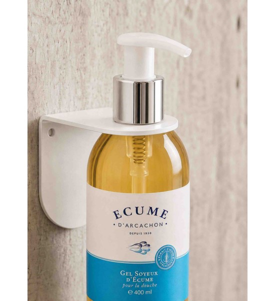 Porte-flacon mural sans vice pour douche | Écume d'Arcachon