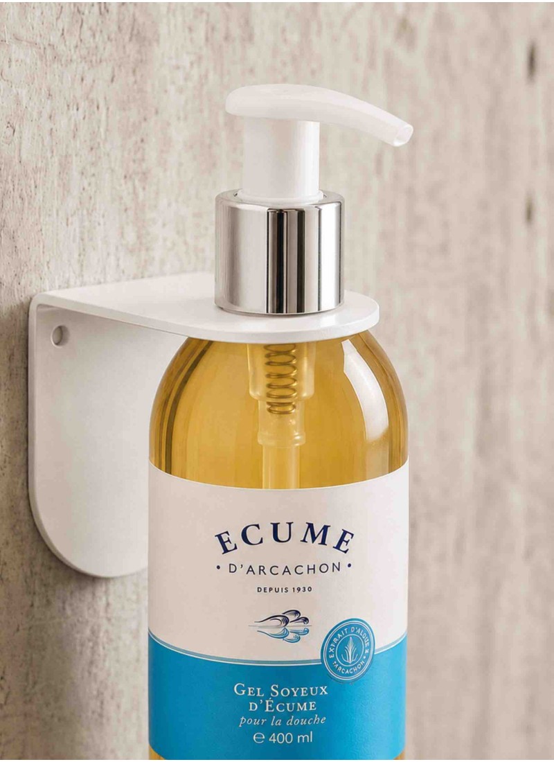 Porte-flacon mural sans vice pour douche | Écume d'Arcachon