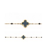 Collier fantaisie  treffle couleur | Écume d'Arcachon