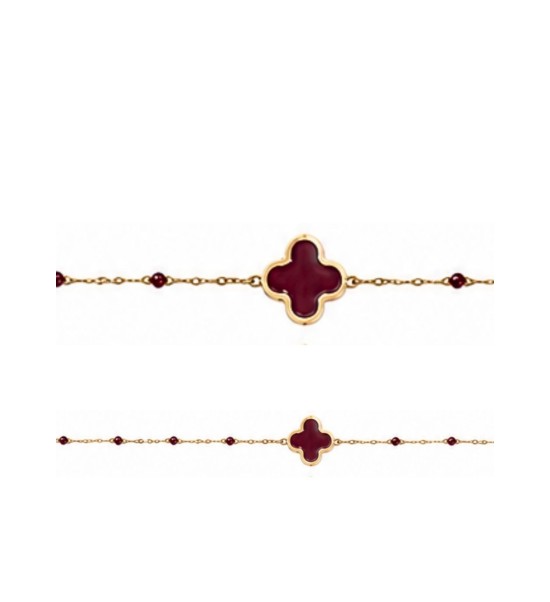 Collier fantaisie  treffle couleur | Écume d'Arcachon