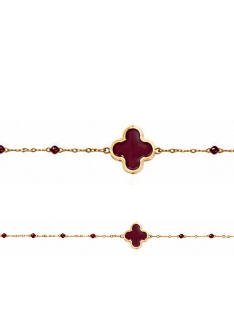 Collier fantaisie  treffle couleur | Écume d'Arcachon
